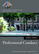 Image for Professional Conduct 2002/2003