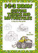 Image for Cartoon trucks and motorcycles  : a step-by-step guide