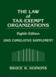 Image for The law of tax-exempt organizations: 2005 cumulative supplement