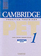 Image for Cambridge Practice Tests for PET 1 Teacher&#39;s book
