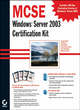 Image for MCSE  : Windows server 2003 certification kit (70-290, 70-291, 70-293, 70-294)