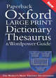 Image for Paperback Oxford large print dictionary, thesaurus, and wordpower guide