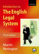 Image for An introduction to the English legal system