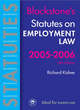 Image for Statutes on Employment Law 2005-2006