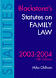 Image for Statutes on Family Law