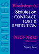 Image for Statutes on Contract, Tort and Restitution