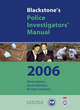 Image for Blackstone&#39;s Police Investigator&#39;s Manual 2006