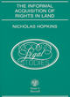 Image for The informal acquisition of rights in land