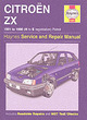 Image for Citroen ZX Petrol/service and Repair Manual