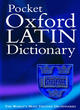 Image for The Pocket Oxford Latin Dictionary