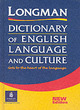 Image for Longman dictionary of English language and culture