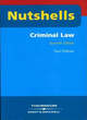 Image for Nutshells Criminal Law