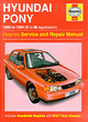 Image for The Hyundai Pony Service Repair Manual