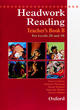 Image for Headwork reading: Teacher&#39;s book B