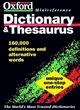 Image for The Oxford Minireference Dictionary and Thesaurus