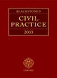 Image for Blackstone&#39;s Civil Practice 2003