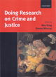 Image for Doing research on crime and justice