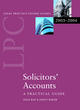 Image for Solicitors&#39; accounts  : a practical guide