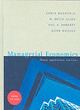 Image for Managerial economics  : theory, applications, and cases