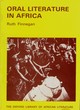 Image for Oral Literature in Africa