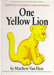 Image for One yellow lion  : fold-out fun with numbers, colours and animals