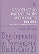 Image for Negotiating partnerships with older people  : a person centred approach