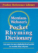 Image for Merriam-Webster&#39;s pocket rhyming dictionary