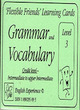 Image for Grammar and vocabularyLevel 3