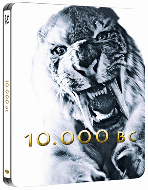 10,000 B.C. (2008) (Blu-ray) (Steel Book with UltraViolet Copy) (Retail / Rental)