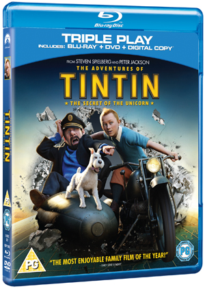 The Adventures of Tintin: The Secret of the Unicorn (2011) (Blu-ray) (+ DVD and Digital Copy - Triple Play) (Retail Only)