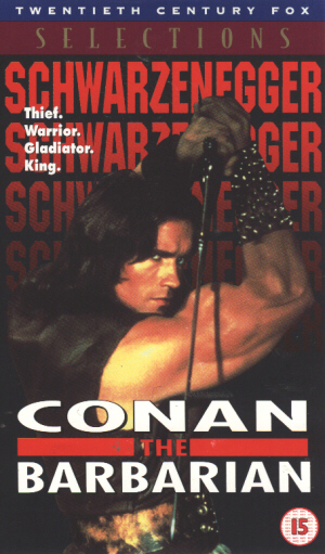 Conan the Barbarian 1982 Laser Disc Widescreen Deleted 