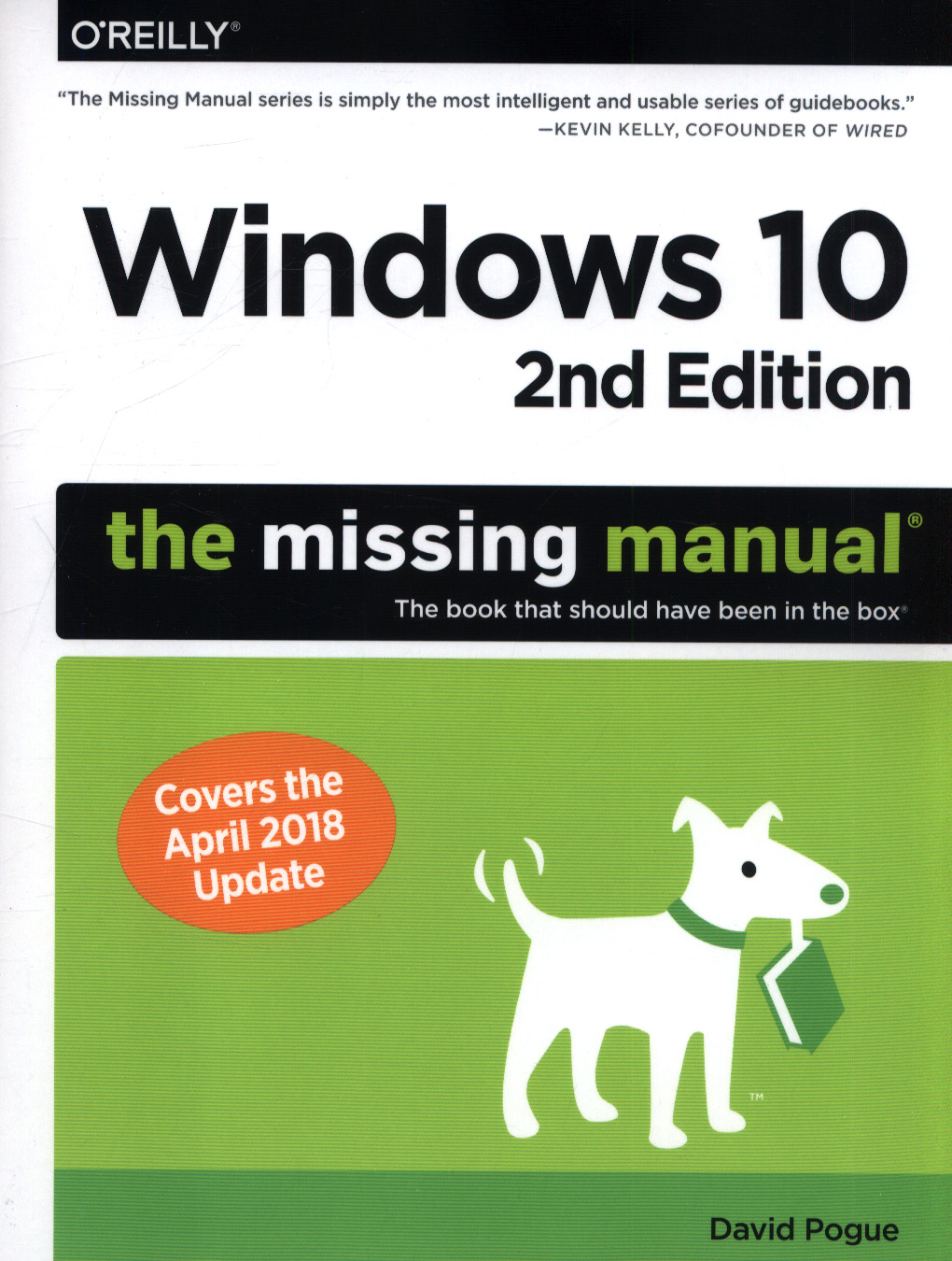 Windows 10 - The Missing Manual 2e by Pogue, David (9781491981917 ...