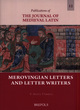 Image for Merovingian Letters and Letter Writers