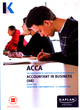Image for Accountant in business (AB/FAB): Study text