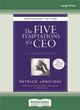 Image for The Five Temptations of a CEO: A Leadership Fable, 10th Anniversary Edition