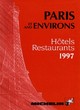 Image for Paris et/and environs  : hãotels-restaurants 1997