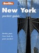 Image for POCKET GUIDE NEW YORK