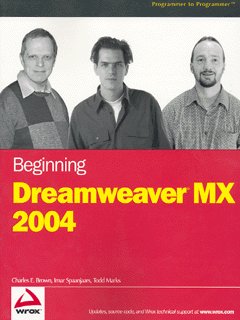Jacket image for Beginning Dreamweaver MX 2004
