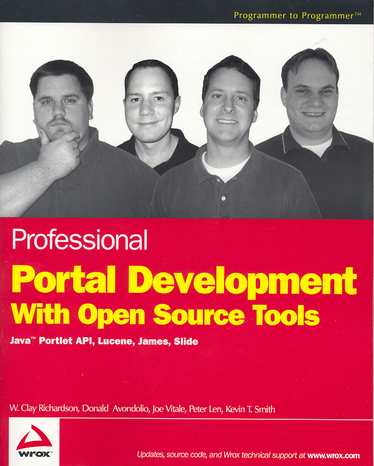 Jacket image for Professional portal development with open source tools