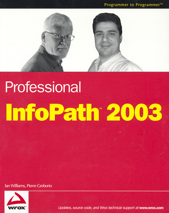 Jacket image for Professional InfoPath 2003