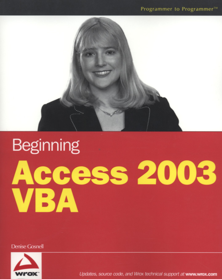 Jacket image for Beginning Access 2003 VBA