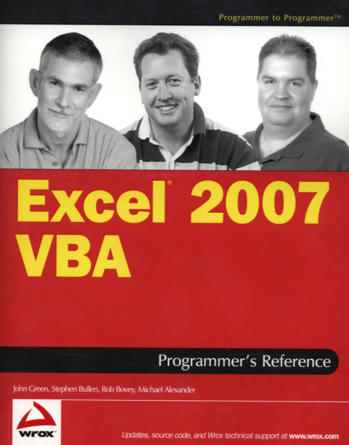 Jacket image for Excel 2007 VBA
