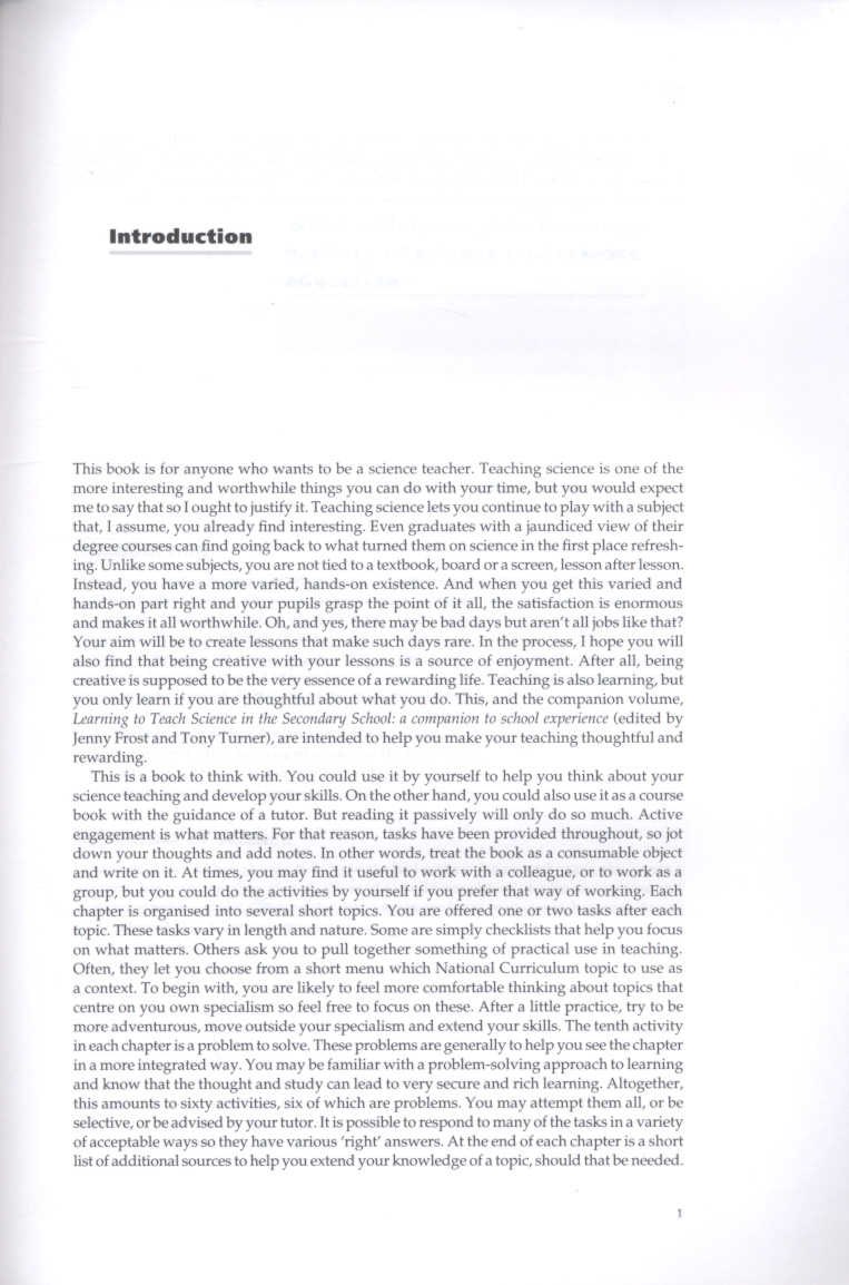 A Practical Guide to Teaching Science in the Secondary School by Newton ...