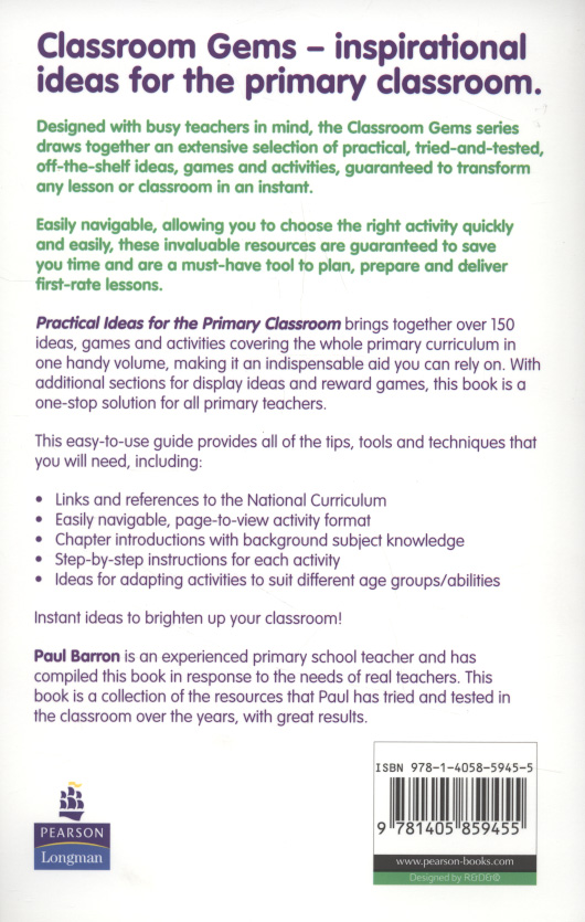 Classroom Gems: Practical Ideas, Games and Activities for the Primary ...