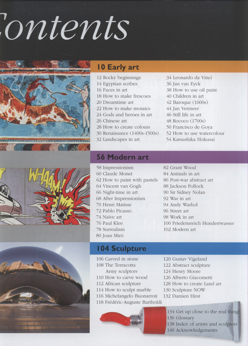 Children's book of art