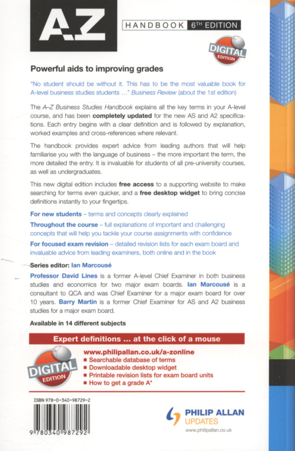 Business studies (6th ed., Digital ed)