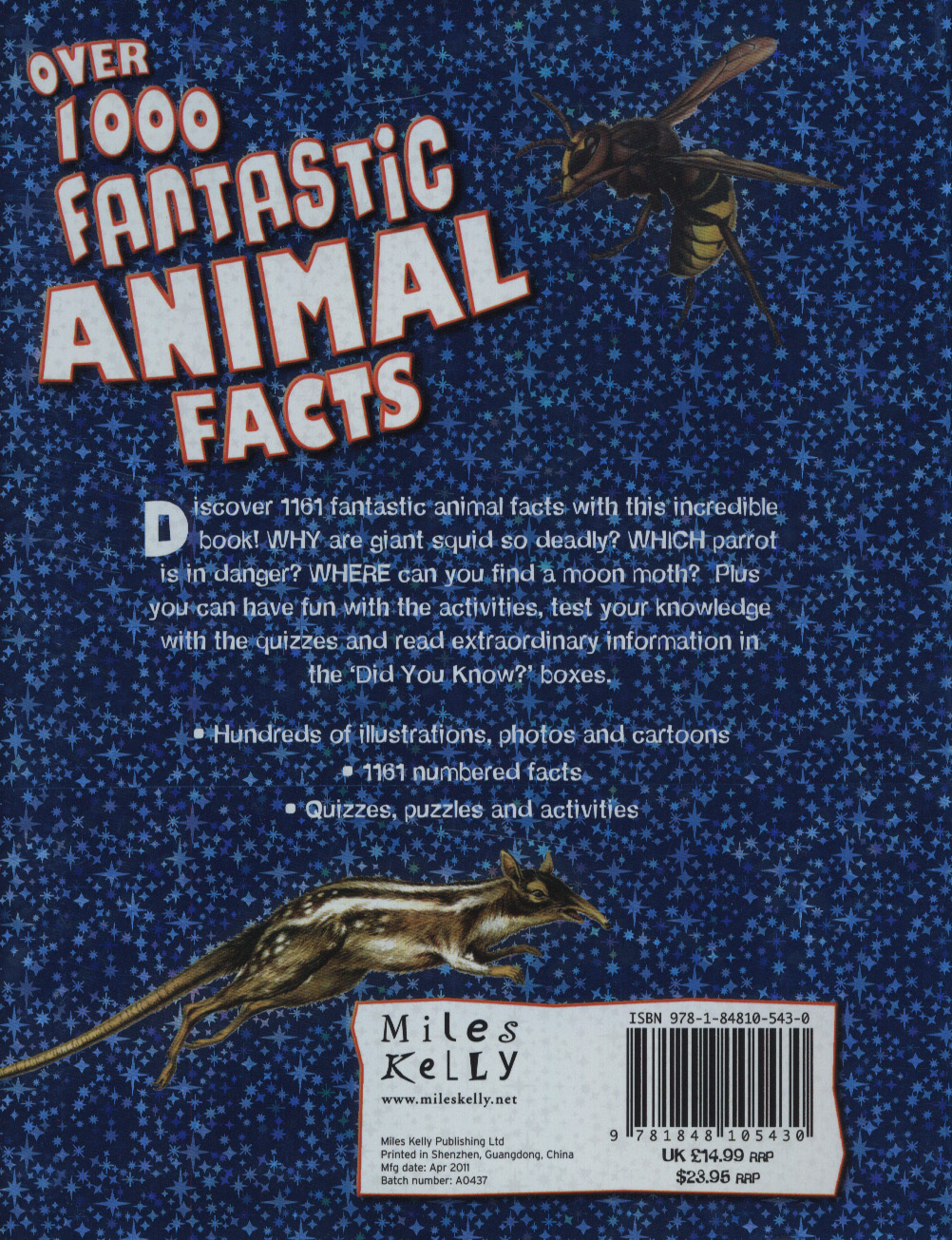 Over 1000 fantastic animal facts