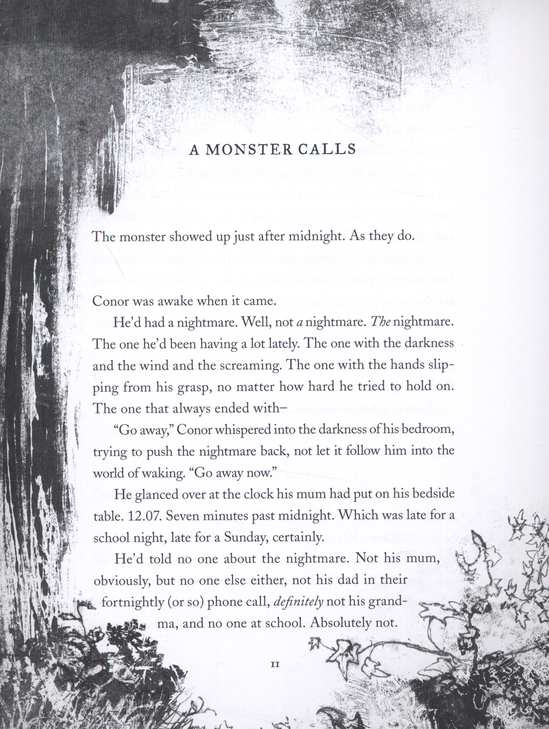 I Have To Be A Monster Chapter 11 A monster calls : a novel by Dowd, Siobhan (9781406339345) | BrownsBfS