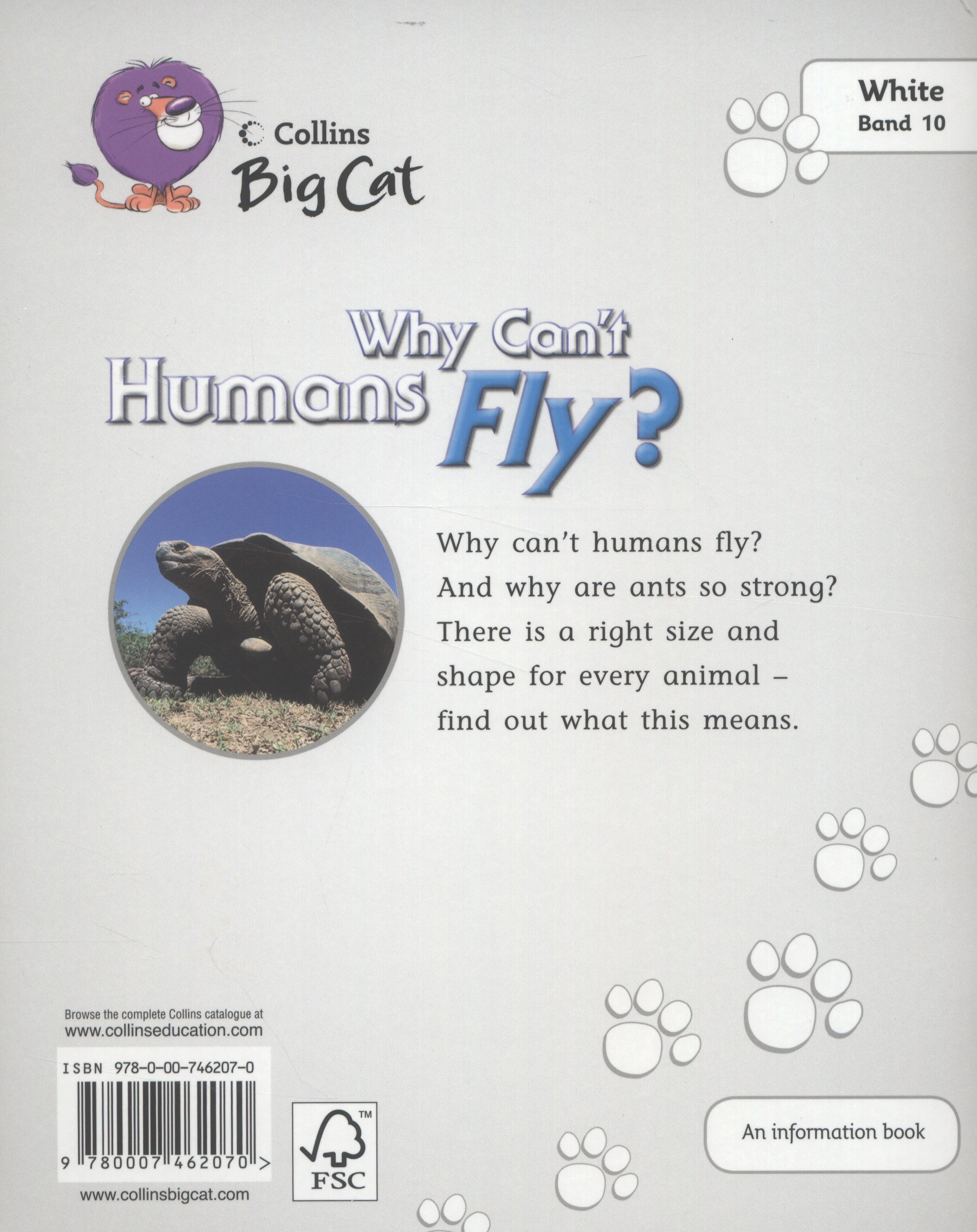 Why can't humans fly? by Collins Big Cat (9780007462070) | BrownsBfS