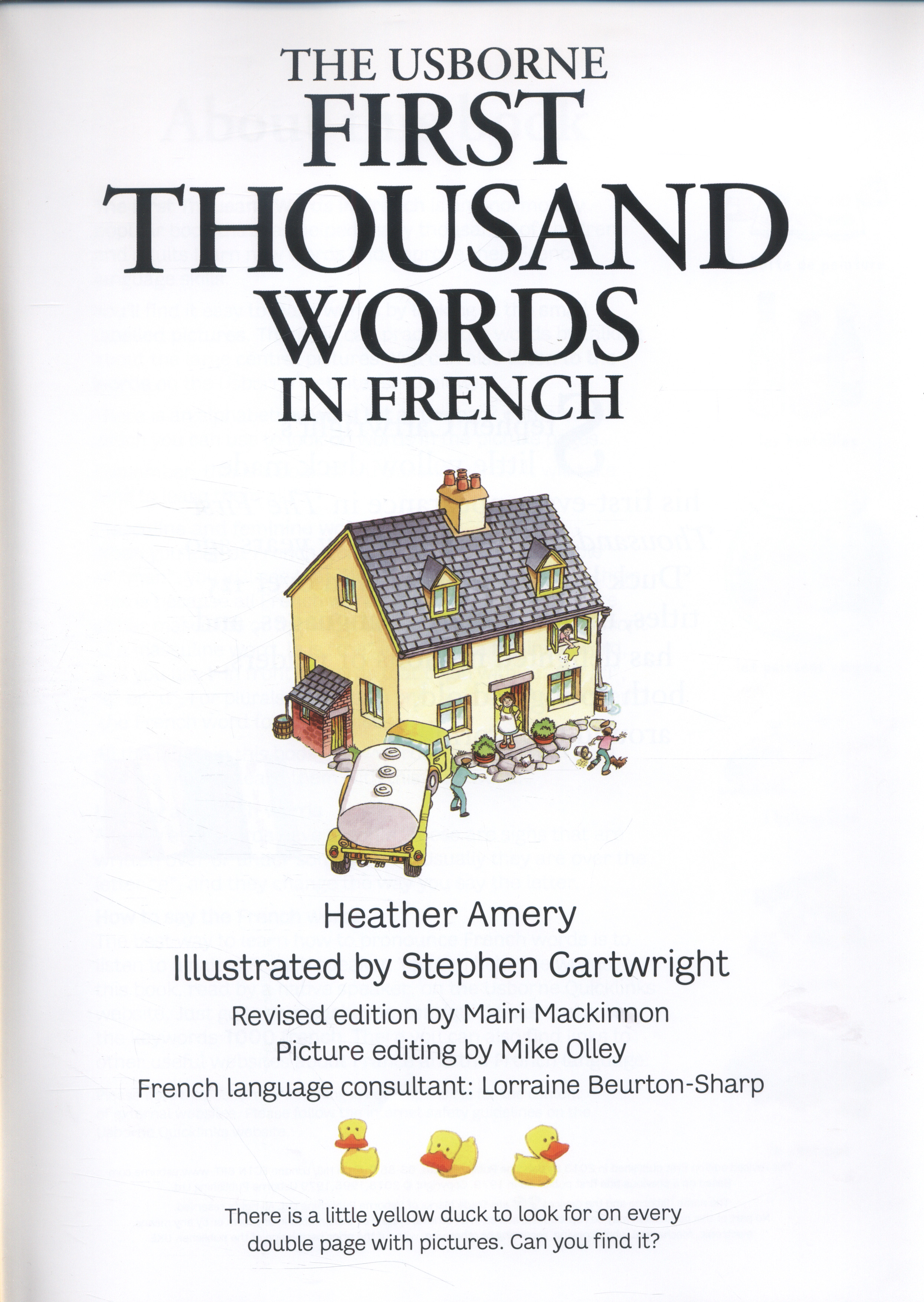 First Thousand Words in French (Revised edition)